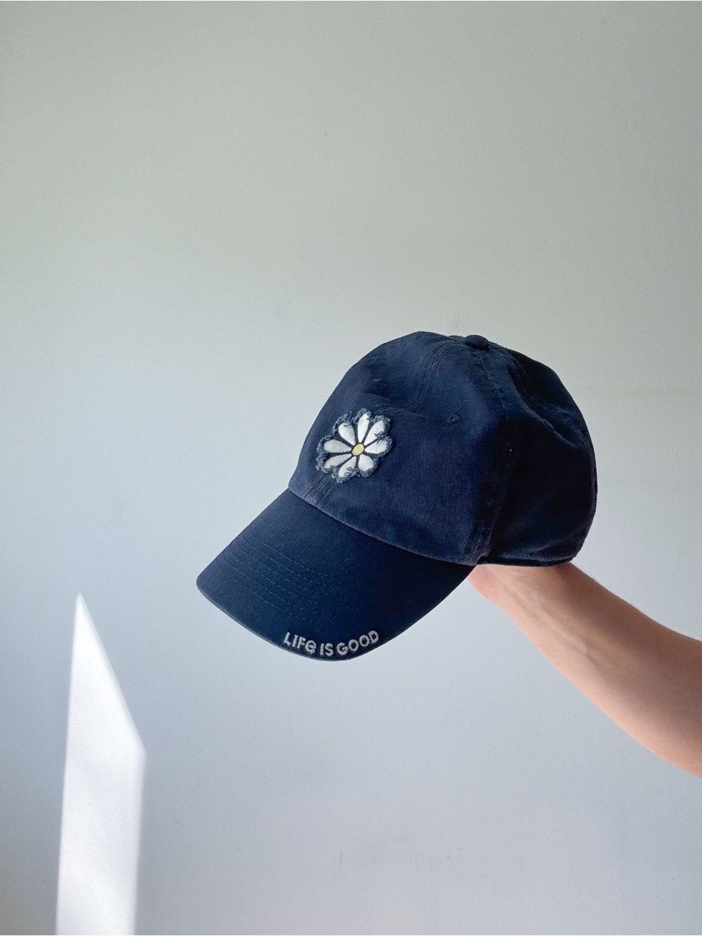 Life Is Good Navy Daisy Cap